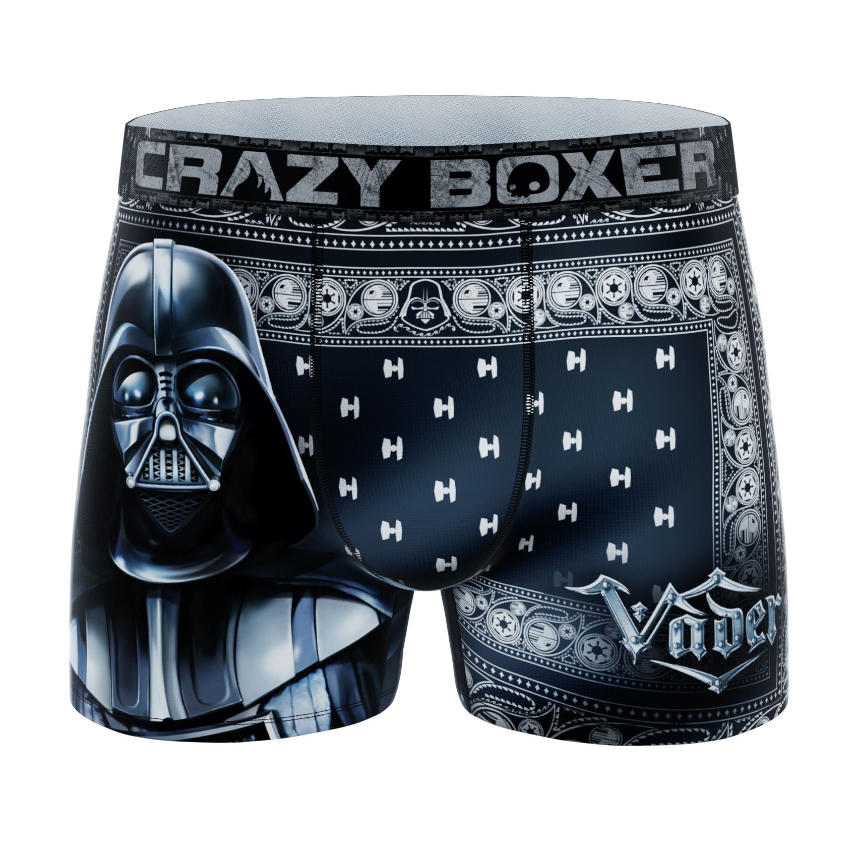 CRAZYBOXER Star Wars Darth Vader Men's Boxer Briefs (2 Pack)