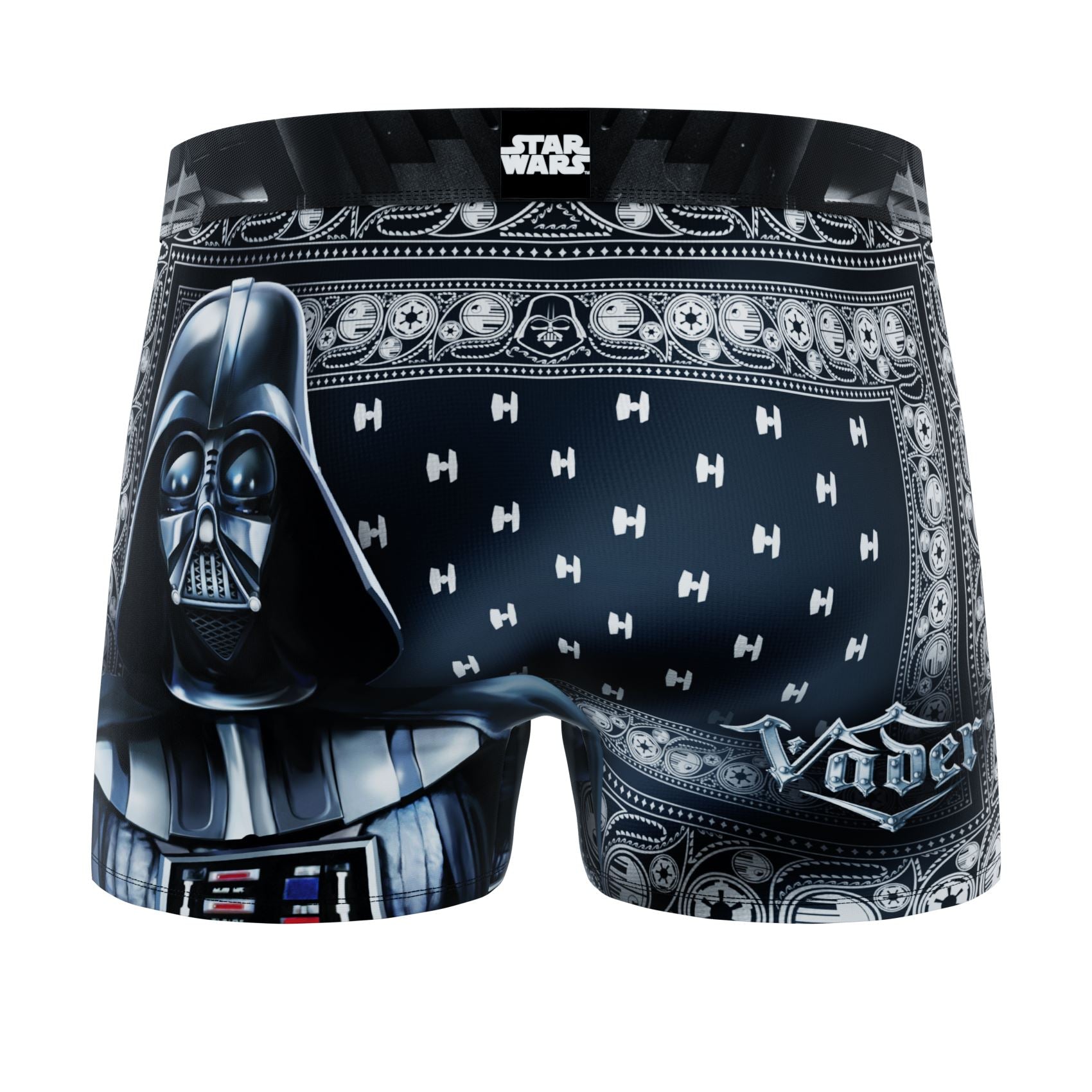 CRAZYBOXER Star Wars Darth Vader Men's Boxer Briefs (2 Pack)