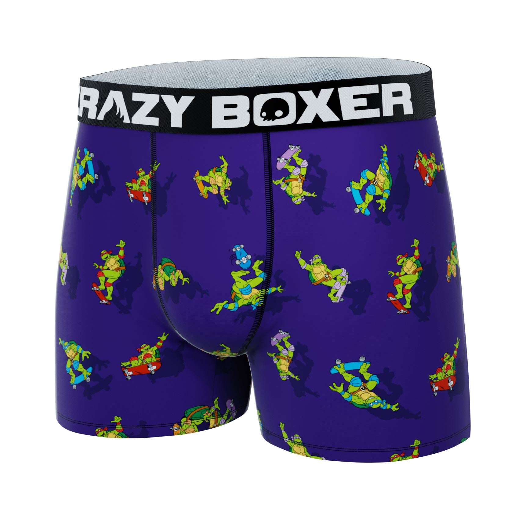 CRAZYBOXER Ninja Turtles Skateboard Men's Boxer Briefs