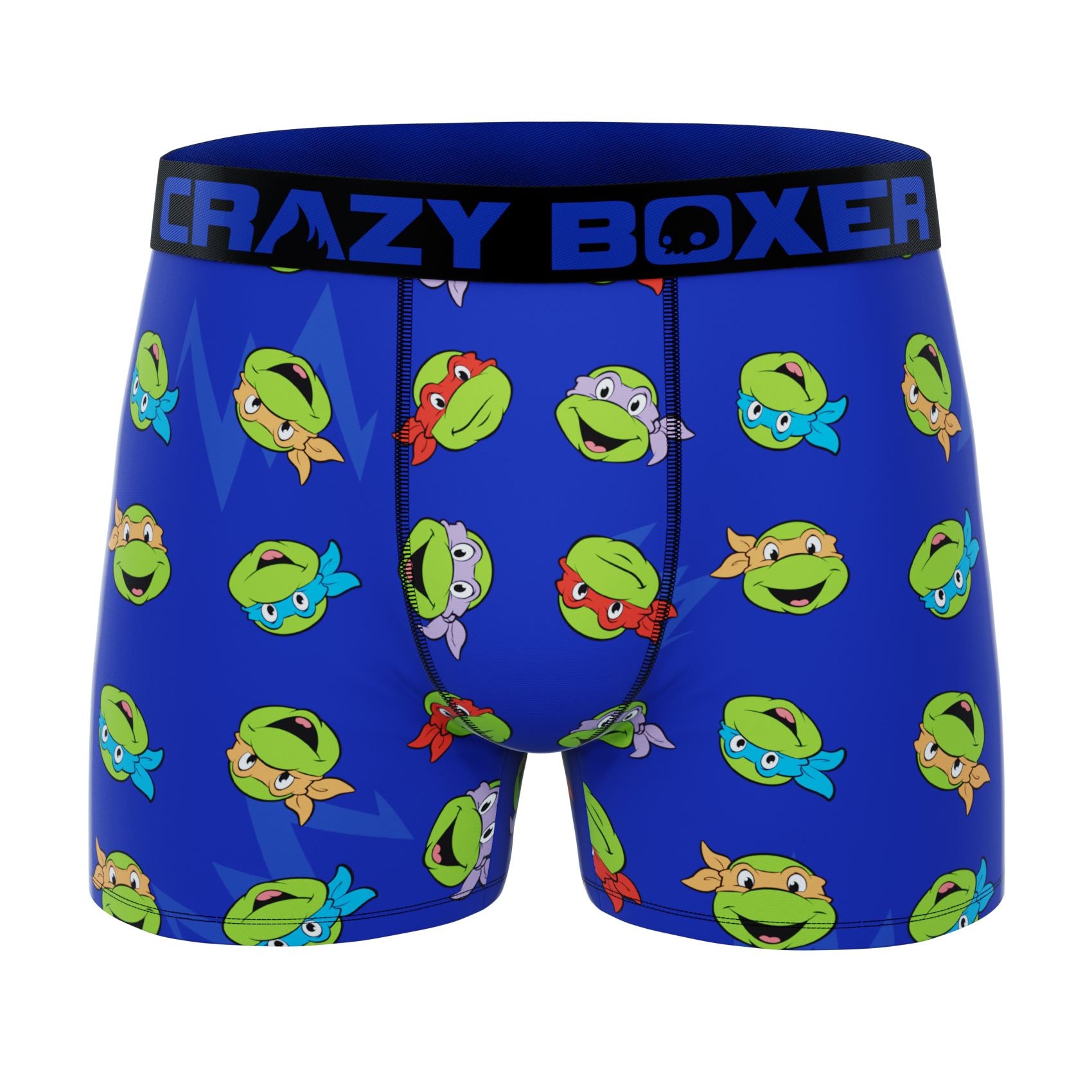 CRAZYBOXER Ninja Turtles Cowabunga + TMNT team Men's Boxer Briefs (2 pack)