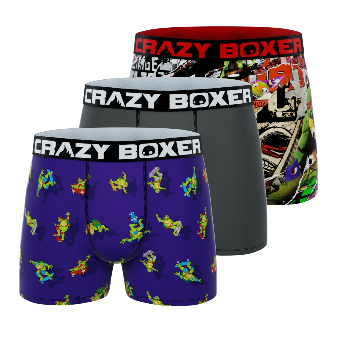 TMNT Medley + Skateboard + Black - Blue