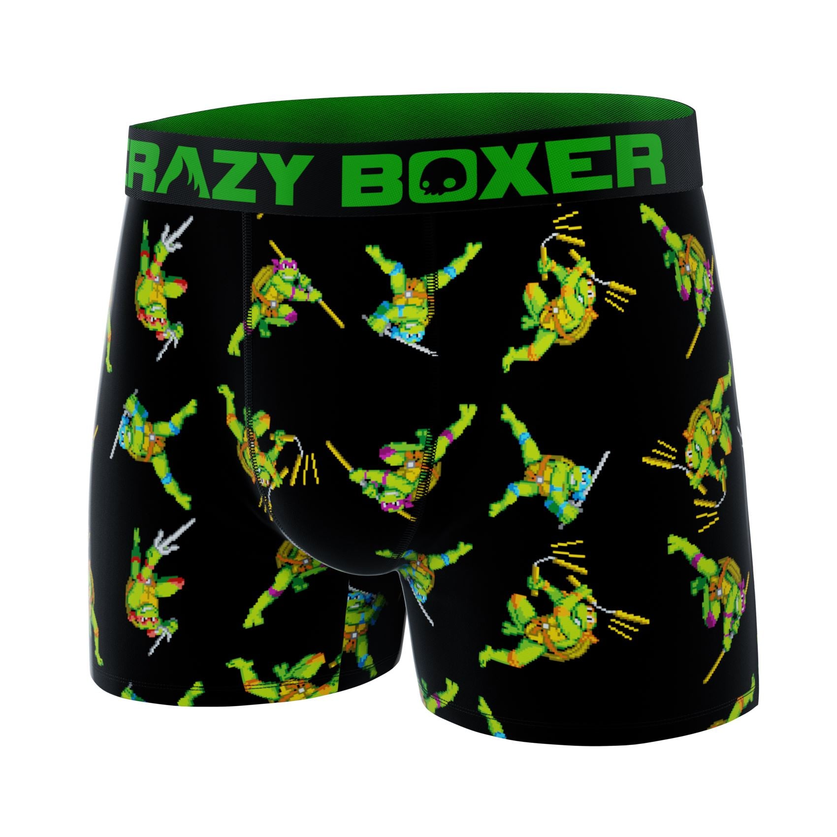CRAZYBOXER Ninja Turtles Pixel Men's Boxer Briefs