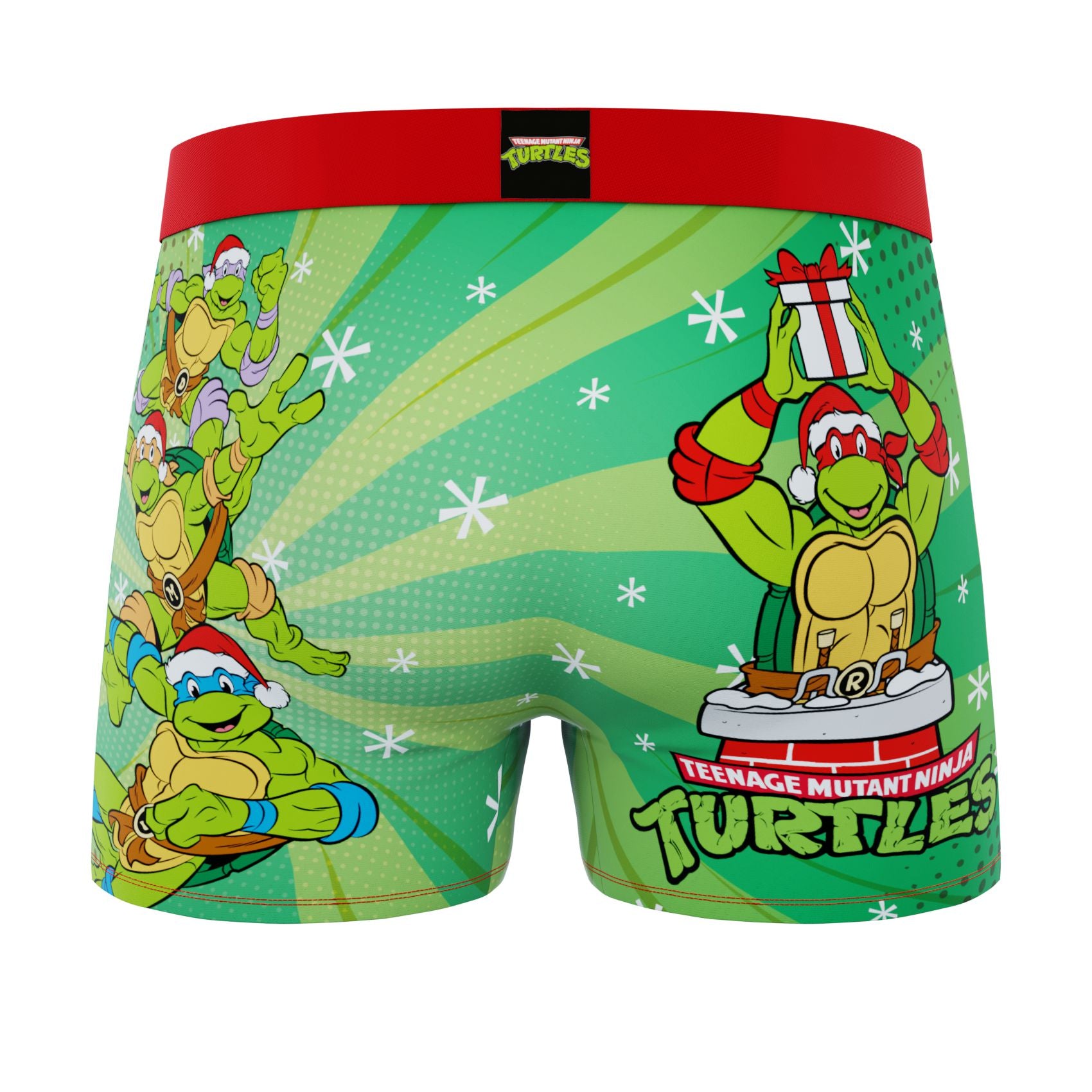 CRAZYBOXER Ninja Turtles Santa Turtles Men's Boxer Briefs