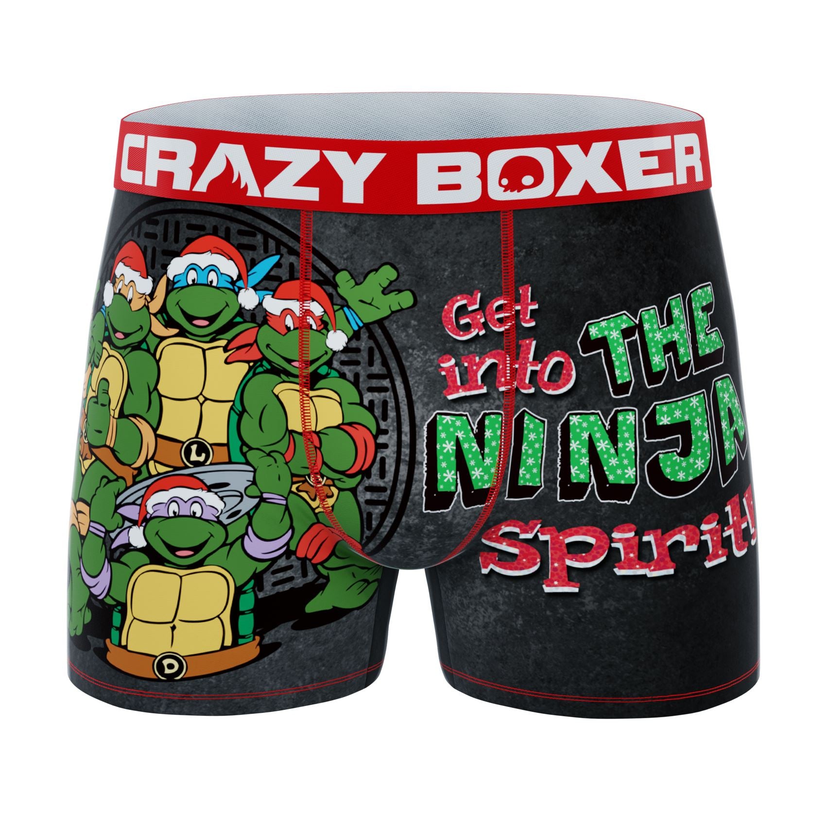 CRAZYBOXER Ninja Turtles Holidays Men's Boxer Briefs (2 pack)