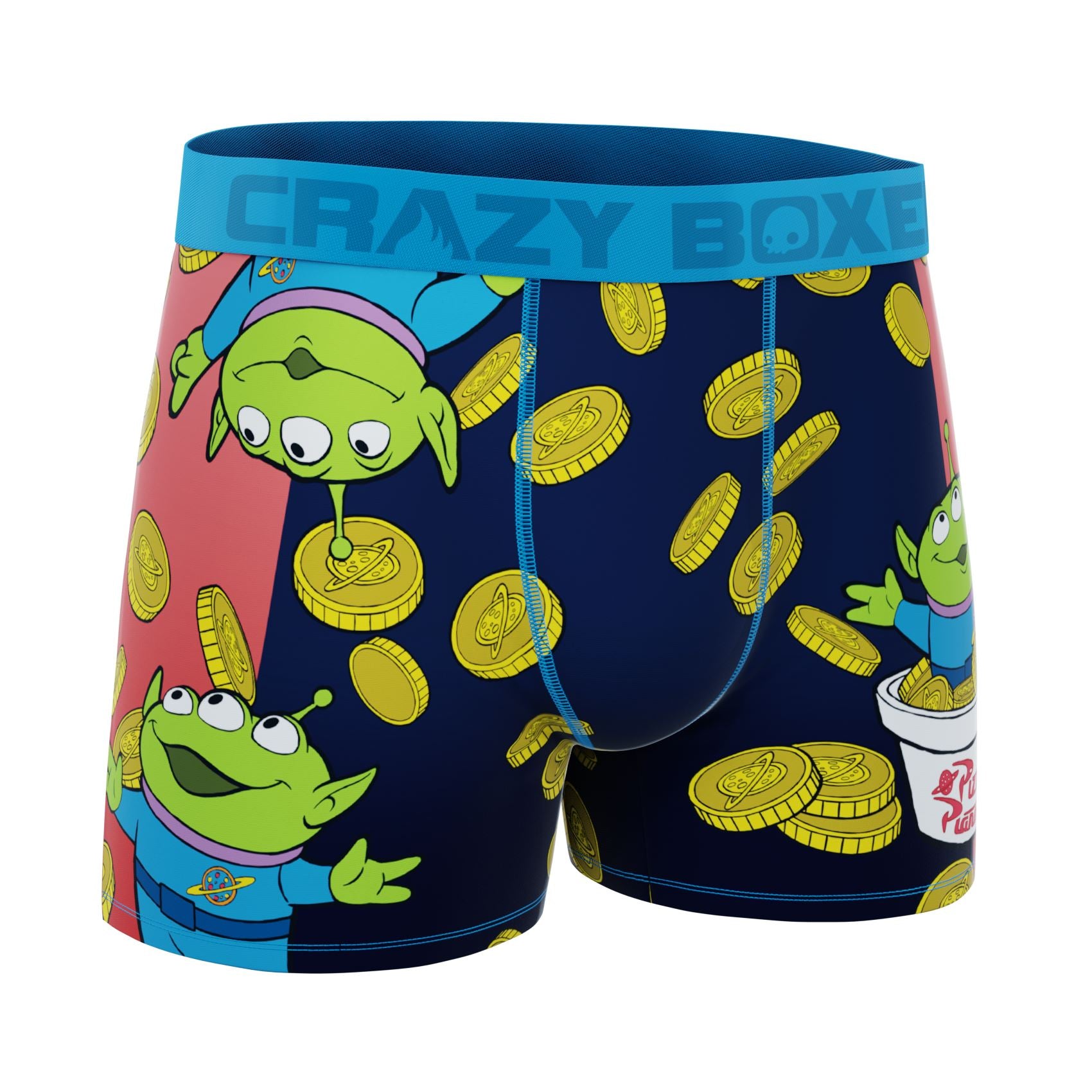 CRAZYBOXER Toy Story Alien Gold Men's Boxer Briefs