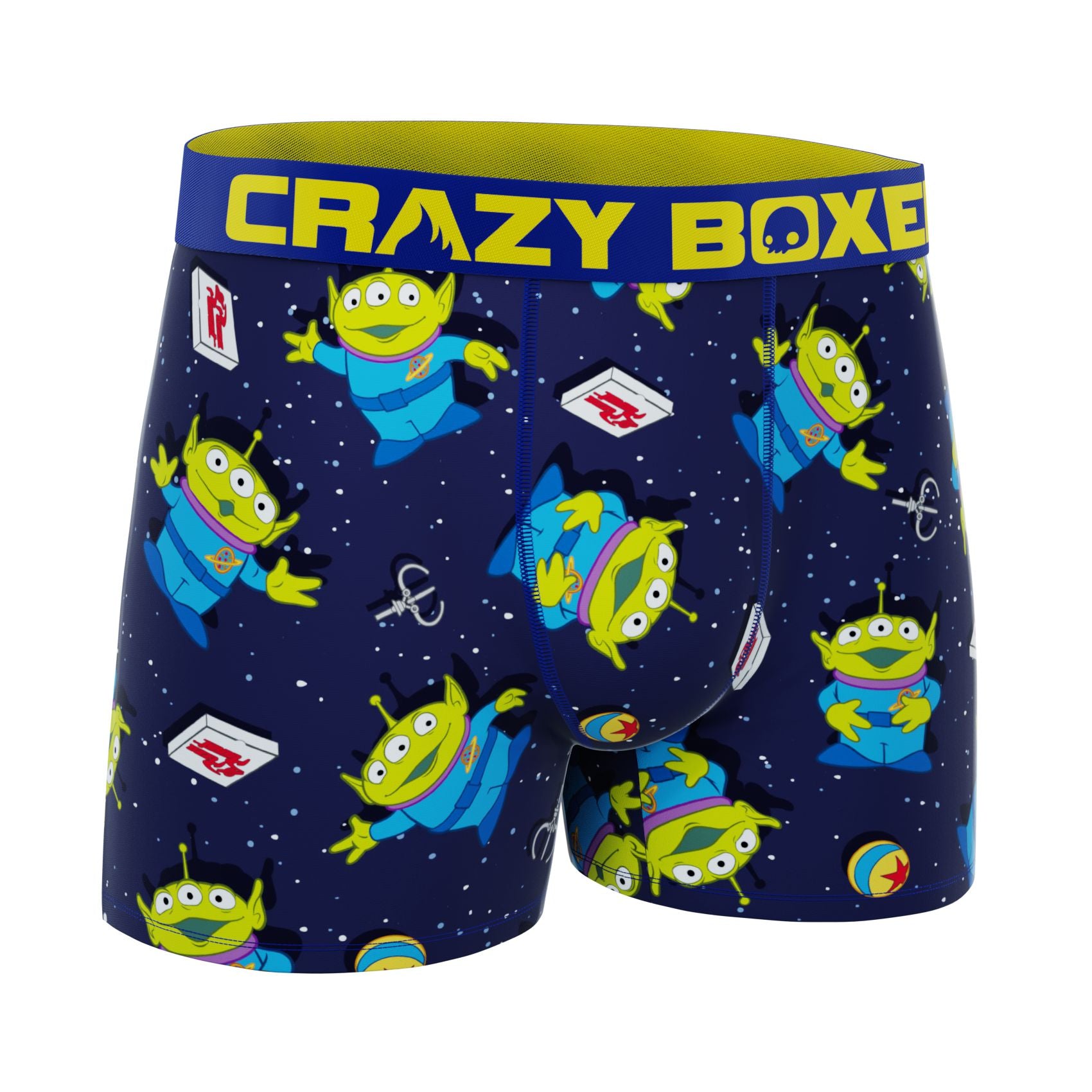 CRAZYBOXER Pixar Toy Story Aliens Men's Boxer Briefs (Creative Packaging)
