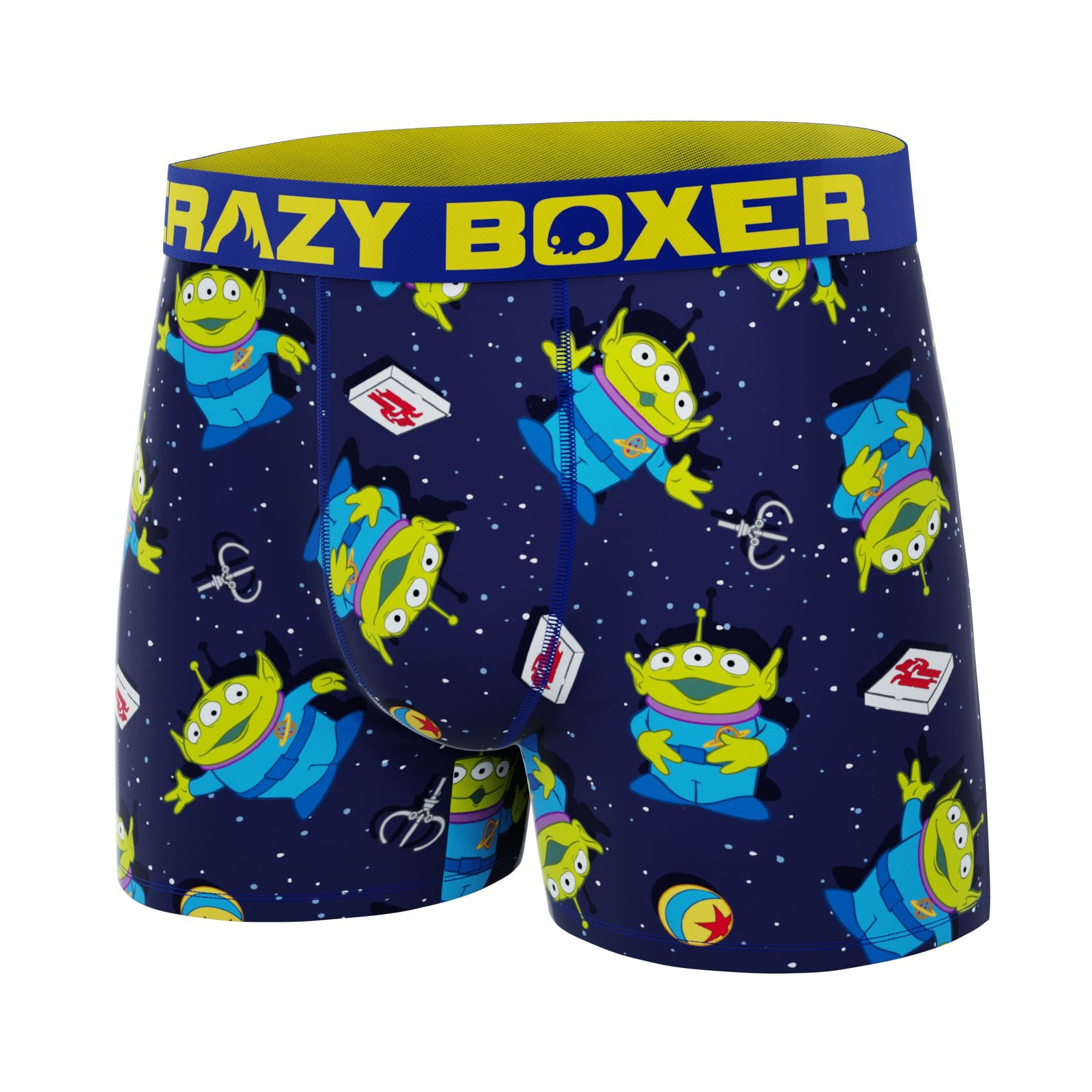 CRAZYBOXER Pixar Toy Story Aliens Men's Boxer Briefs (Creative Packaging)