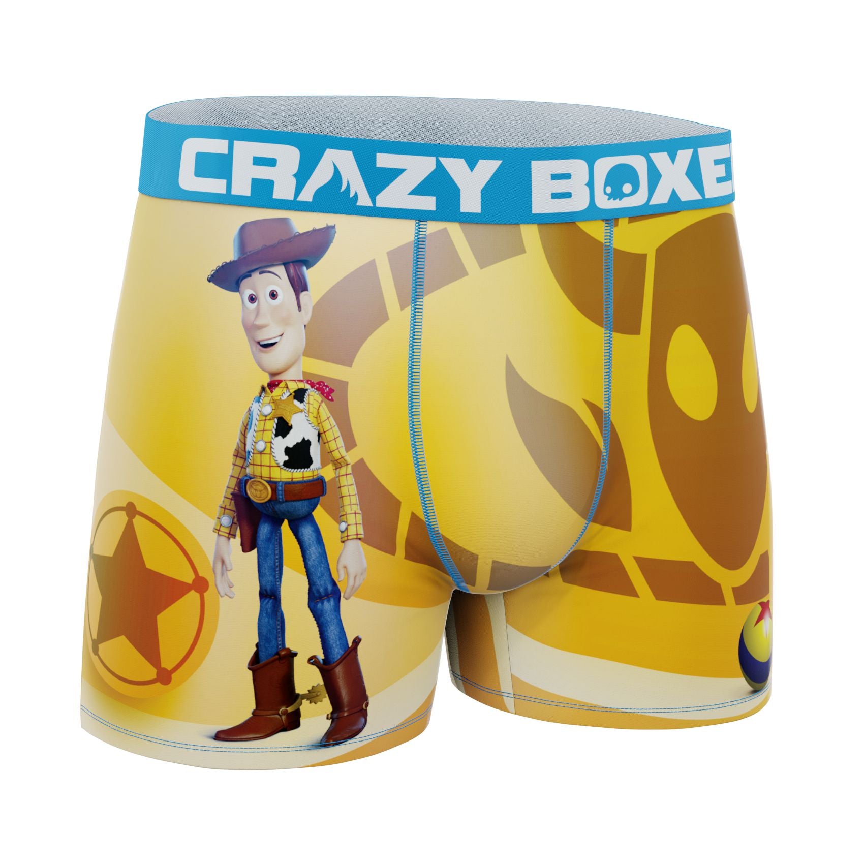 CRAZYBOXER Pixar Toy Story Star Ball Men's Boxer Briefs (Creative Packaging)