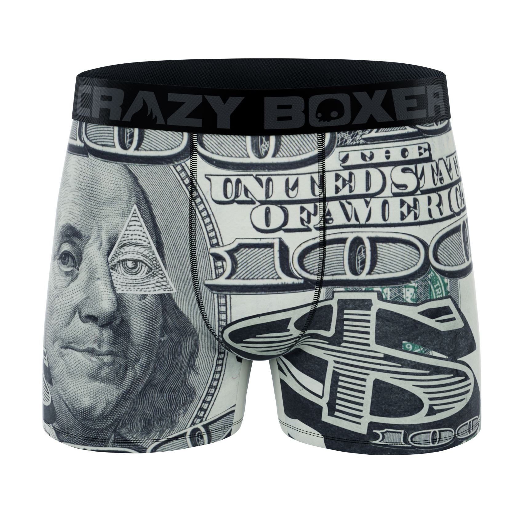 CRAZYBOXER Eagle Red Cash Men's Boxer Briefs (3 pack)