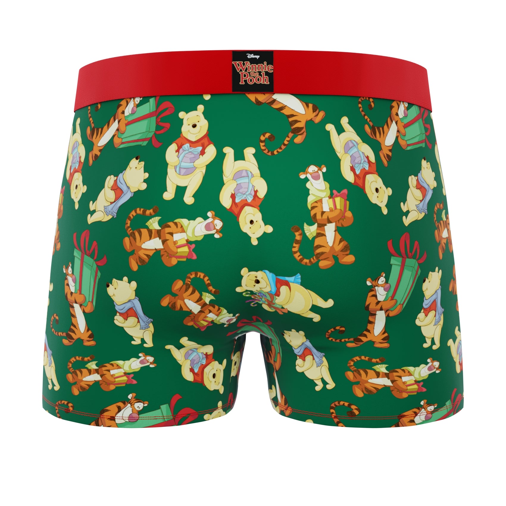 CRAZYBOXER Disney Winnie The Pooh Holidays Men's Boxer Briefs