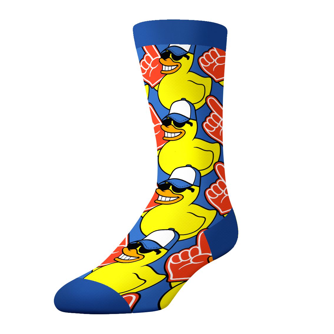 CrazyUniverse Duck and Parrot Kids Crew Socks (3 Pack)