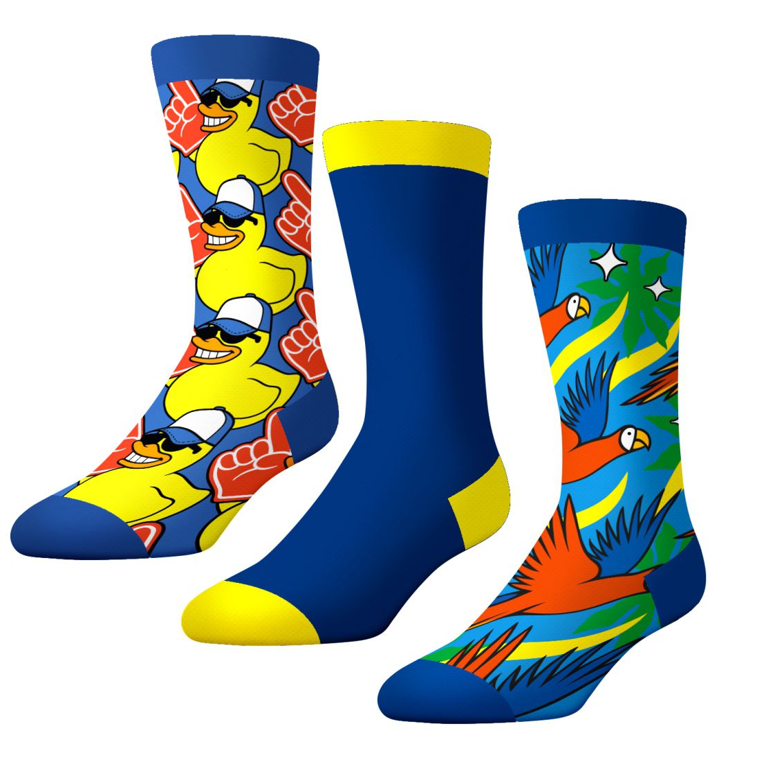 Duck and Parrot - Blue