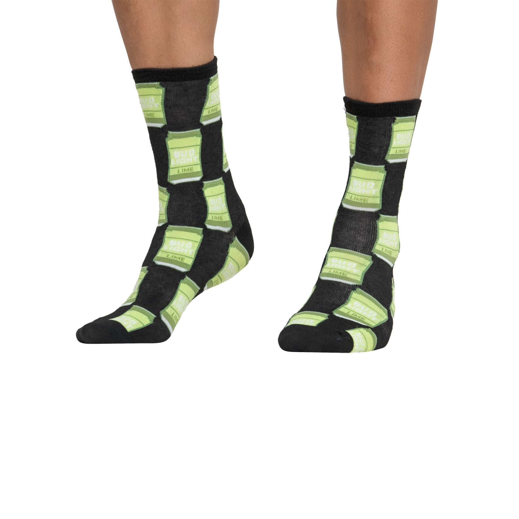 CrazyUniverse Bud Light Lime and Seltzer Crew Socks (3 Pack)