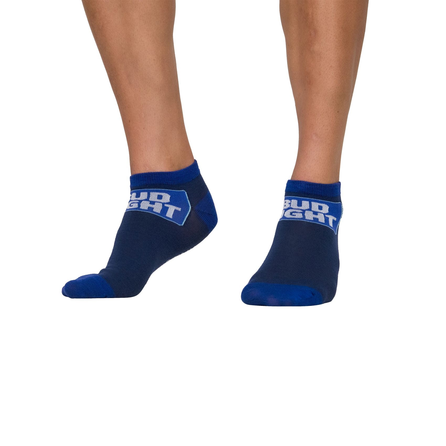 CrazyUniverse Bud Light Logo and Can Low Cut Socks (3 Pack)
