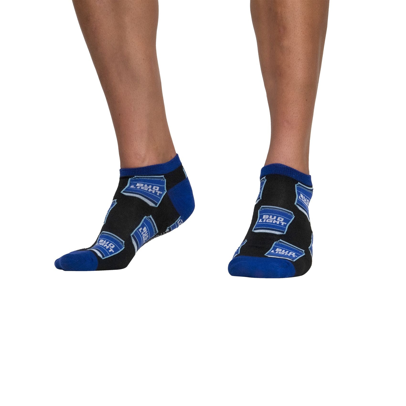 CrazyUniverse Bud Light Can and Logo Low Cut Socks (3 Pack)