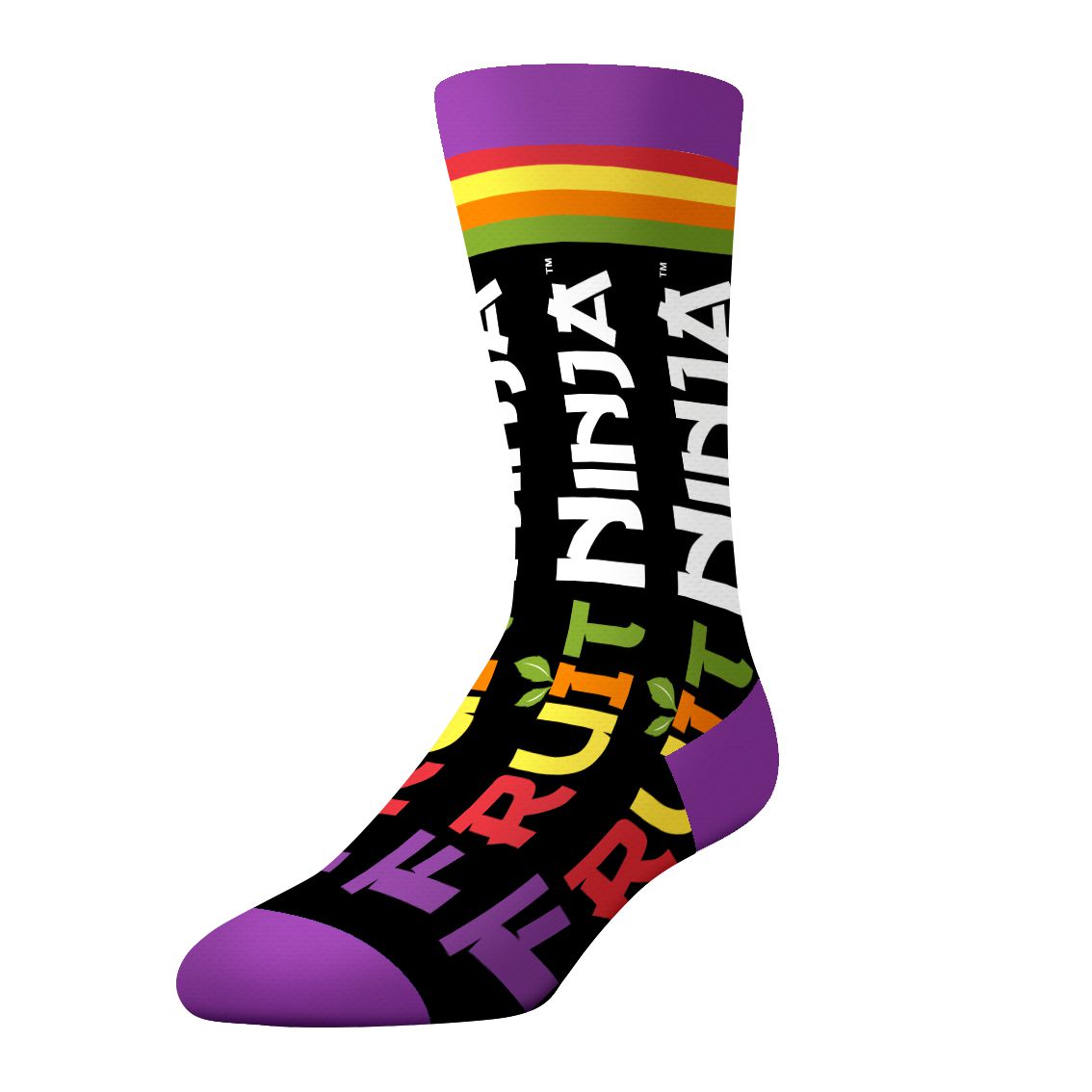 CrazyUniverse Fruit Ninja Logo Kids Crew Socks (3 Pack)