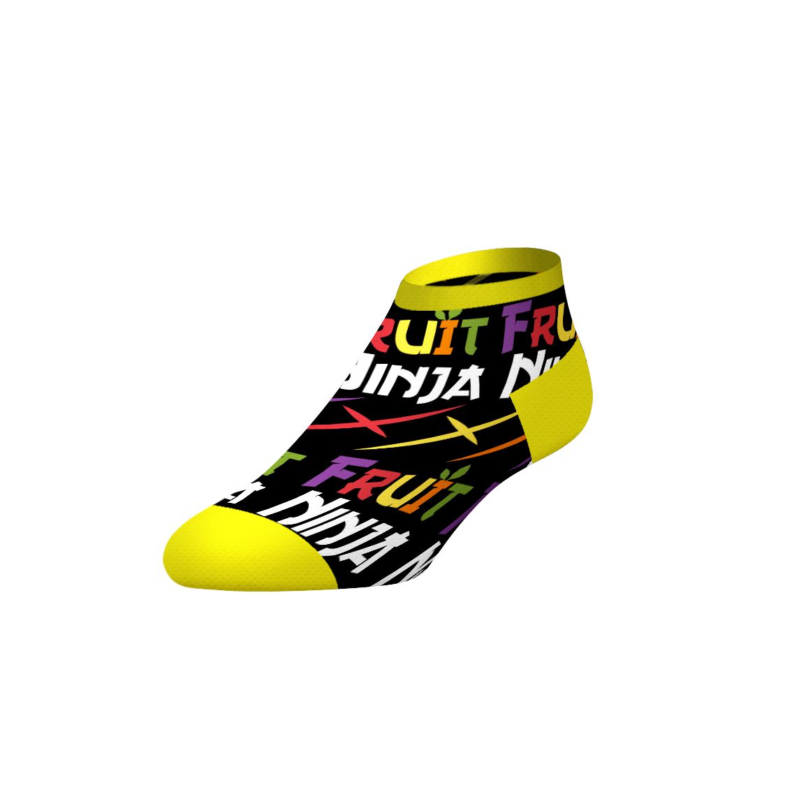 CrazyUniverse Fruit Ninja Logo Kids Low Cut Socks (3 Pack)