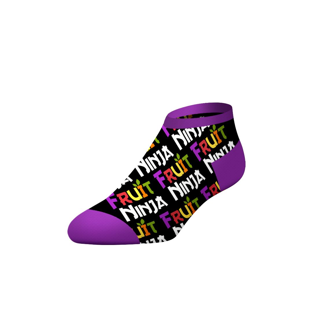 CrazyUniverse Fruit Ninja Logo Kids Low Cut Socks (3 Pack)