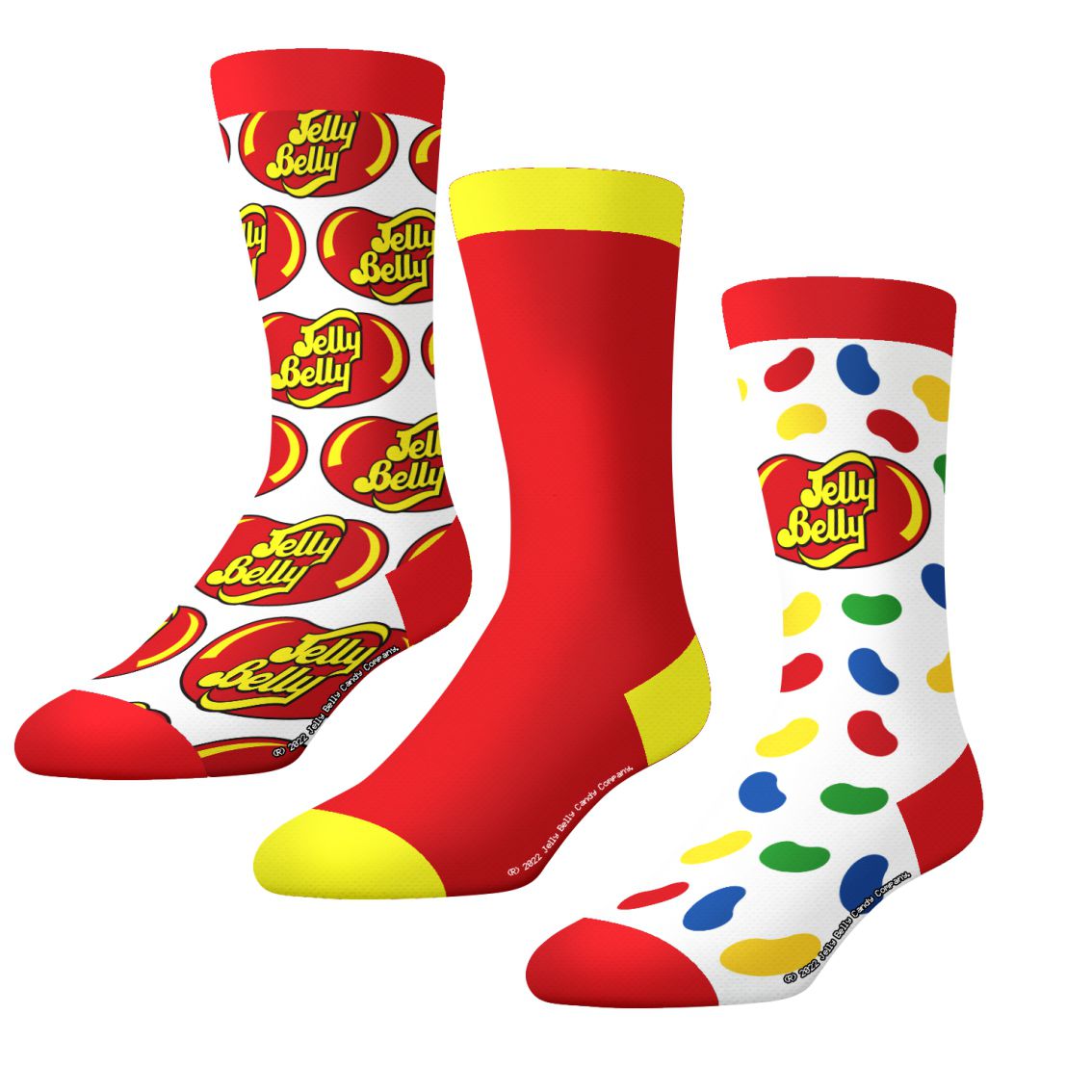 Logo & Candies - Wht - Red