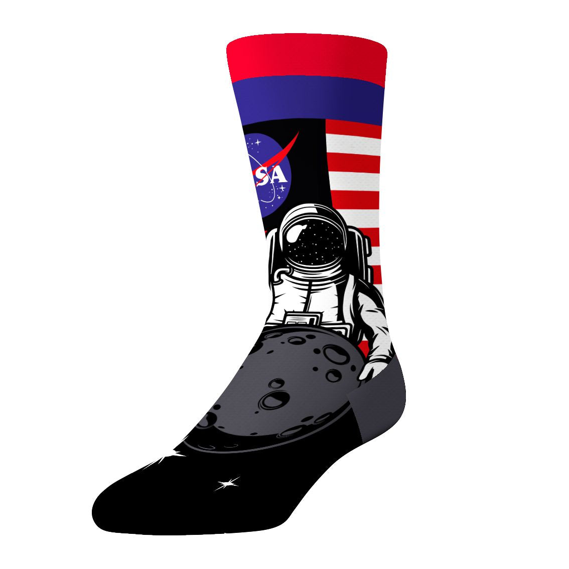 CrazyUniverse NASA Logo and Astro Crew Socks (3 Pack)