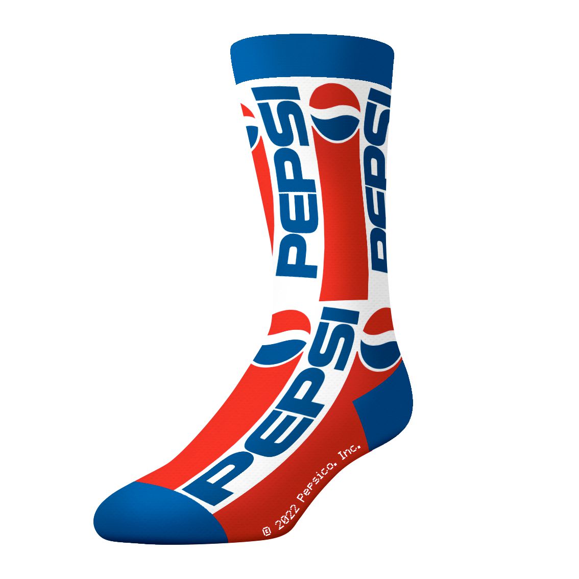 Socks By CRAZYBOXER Pepsi Lid and Logo Crew Socks (3 Pack)
