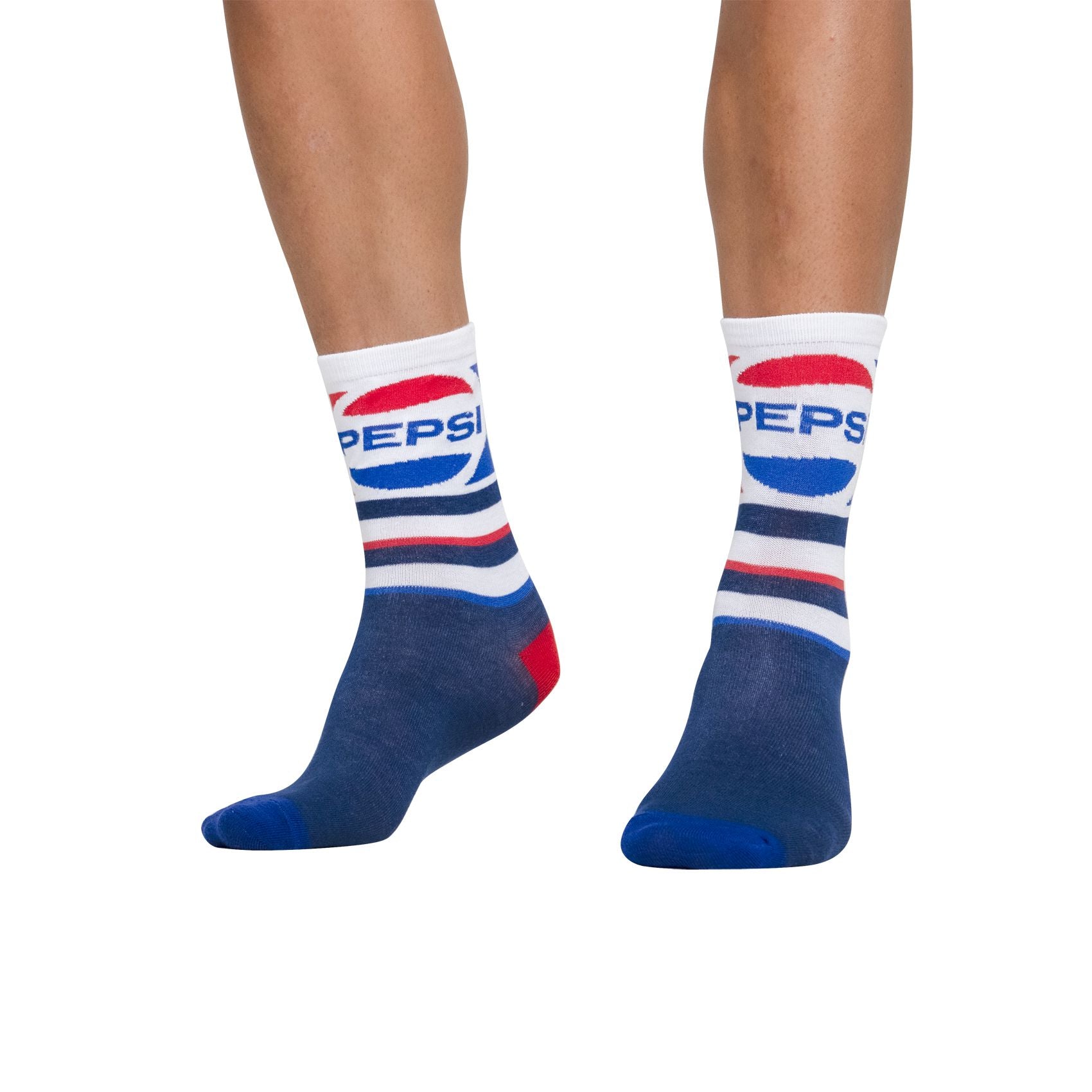 Socks By CRAZYBOXER Pepsi Logo Crew Socks (3 Pack)
