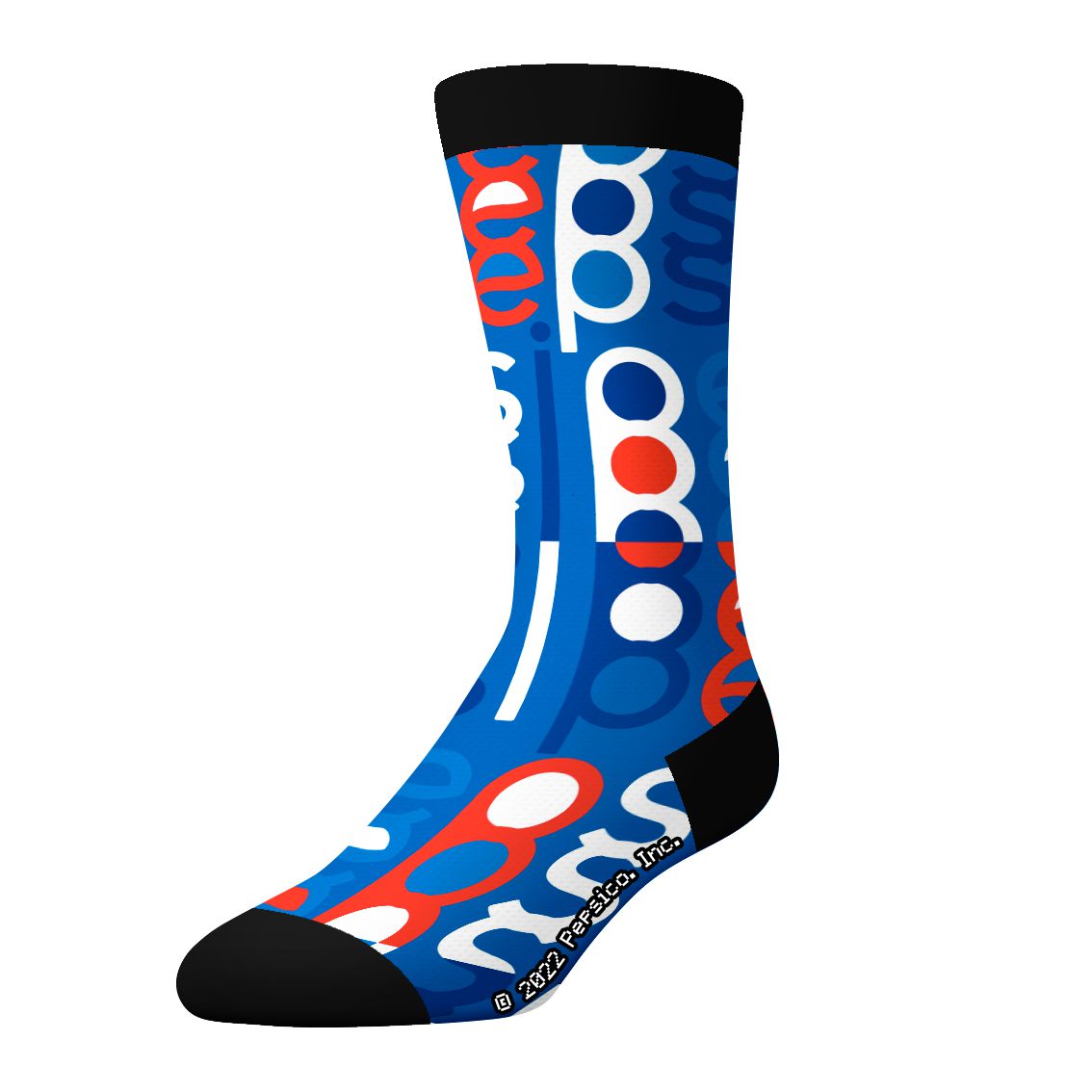 Socks By CRAZYBOXER Pepsi Logo Crew Socks (3 Pack)