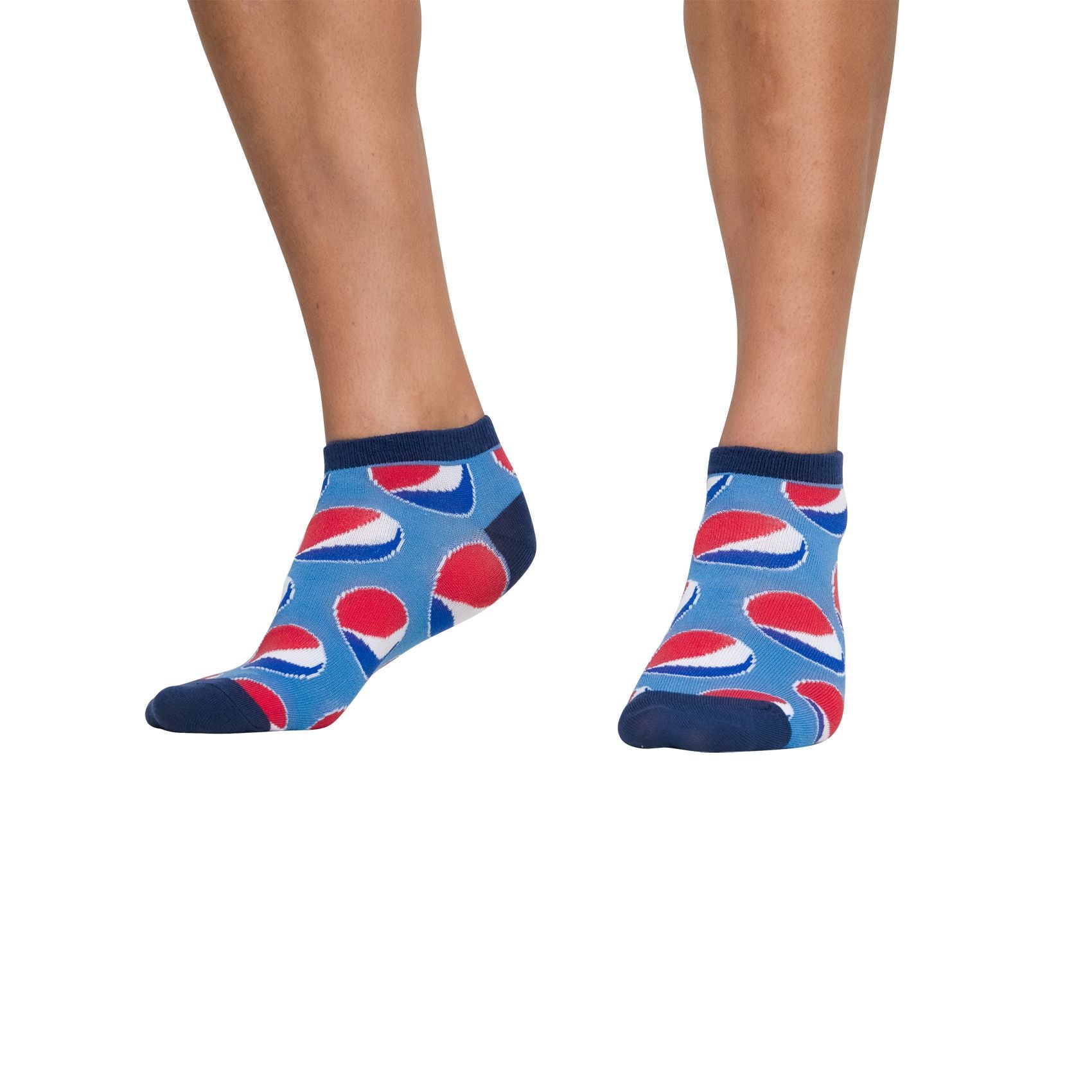 CrazyUniverse Pepsi Logo and Lid Low Cut Socks (3 Pack)