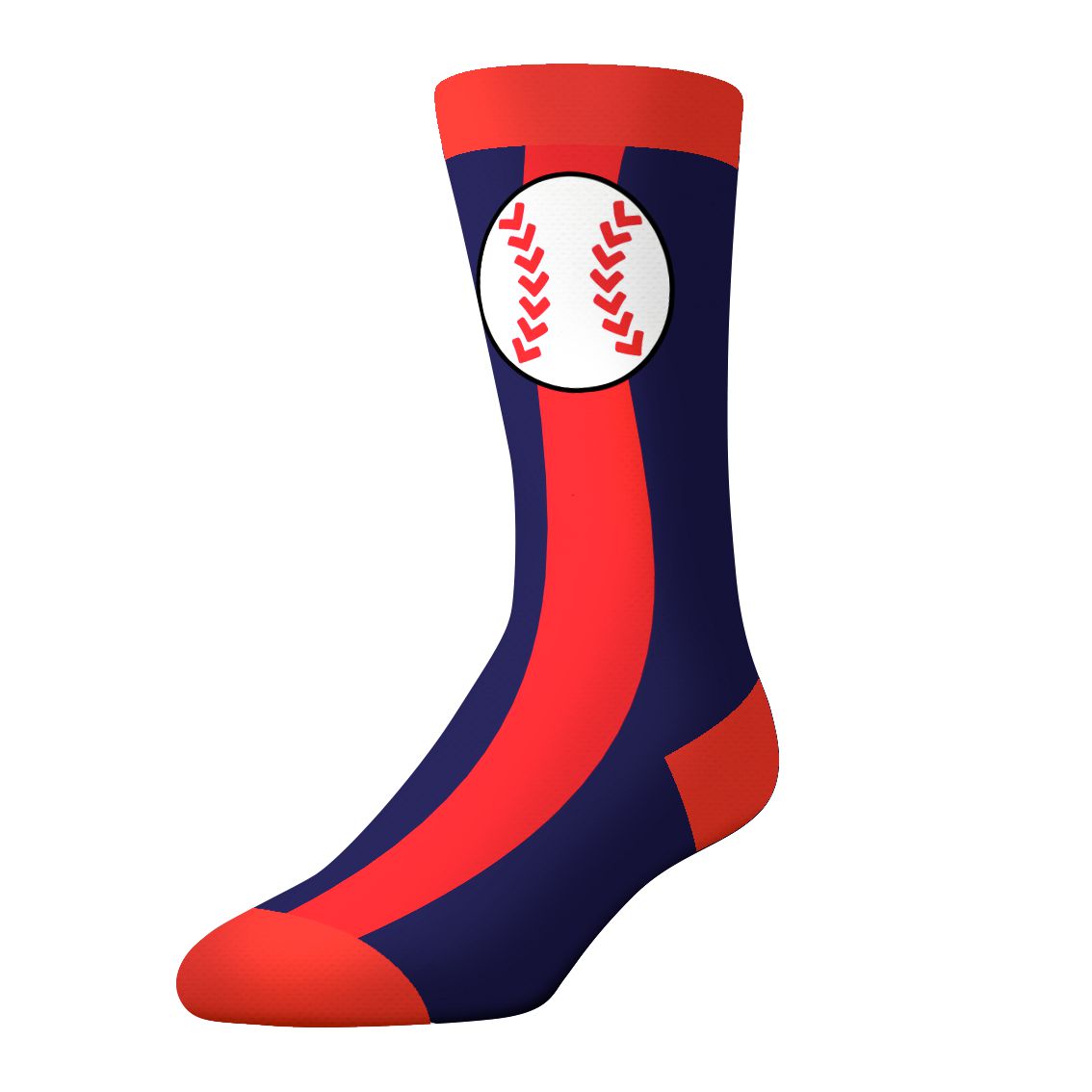 CrazyUniverse Baseball Long Crew Socks (3 Pack)