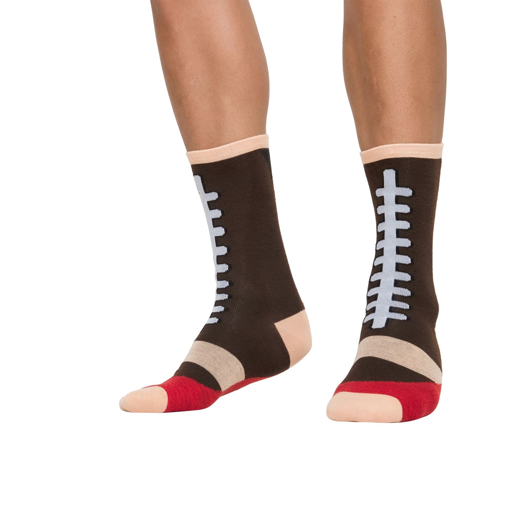CrazyUniverse Football Long Crew Socks (3 Pack)