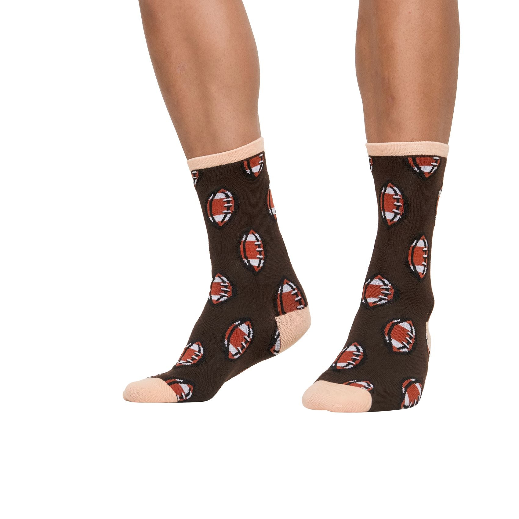 CrazyUniverse Football Long Crew Socks (3 Pack)