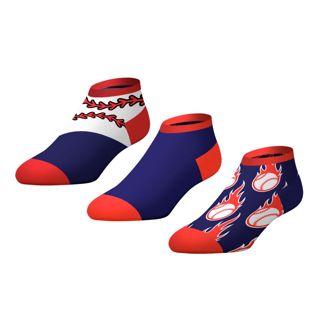 Baseball Red - Blue