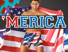 Mens Boxer Briefs America Boxer Briefs