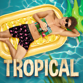 Mens Boxer Briefs Tropical Boxer Briefs