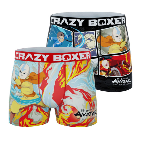 CRAZYBOXER Avatar Element Boxer Briefs (2 Pack)