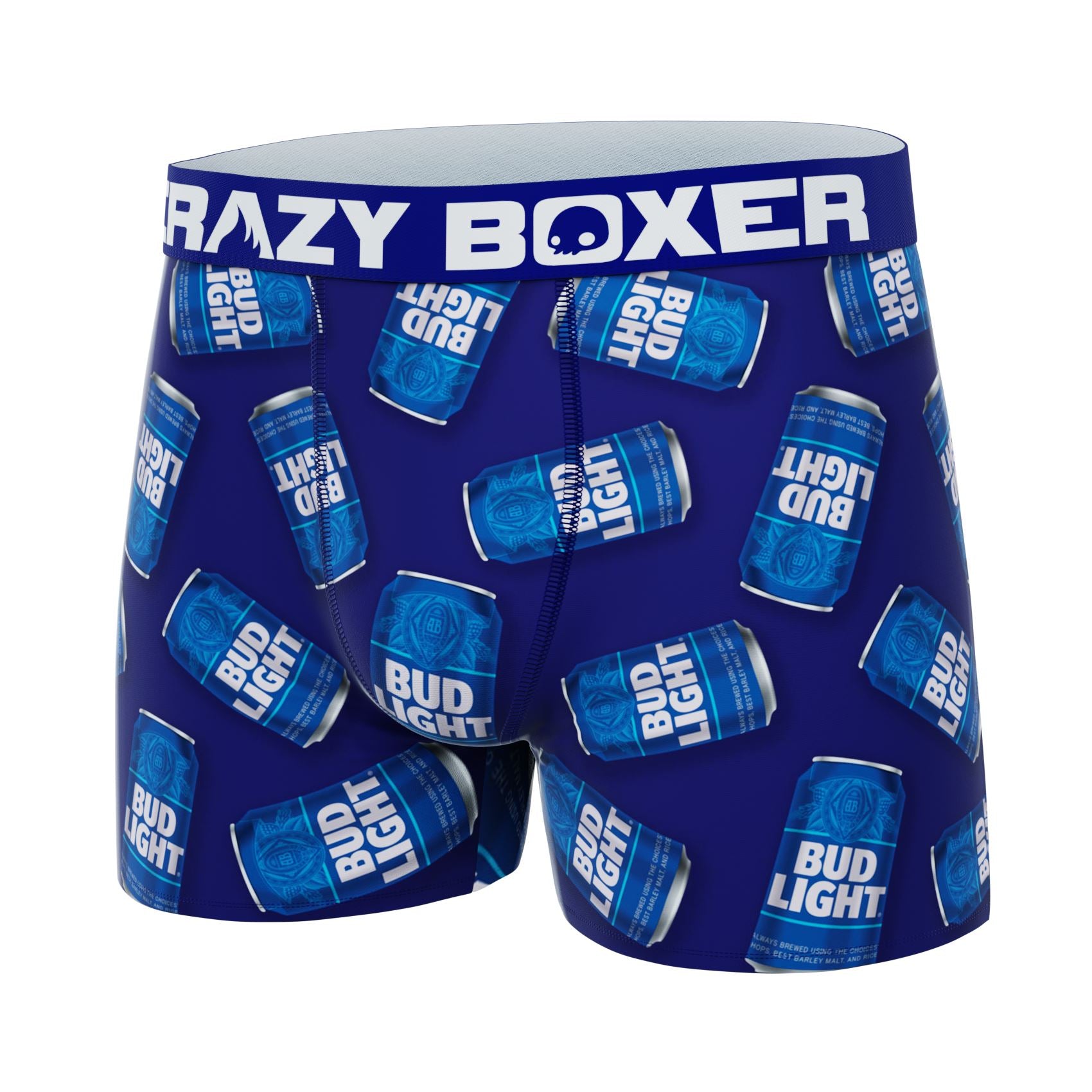 CRAZYBOXER Bud Light Men's Boxer Briefs (Creative Packaging)