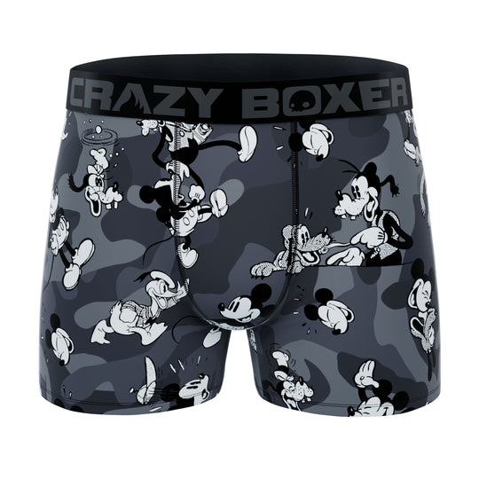 CRAZYBOXER Disney Classic Black Men's Boxer Briefs