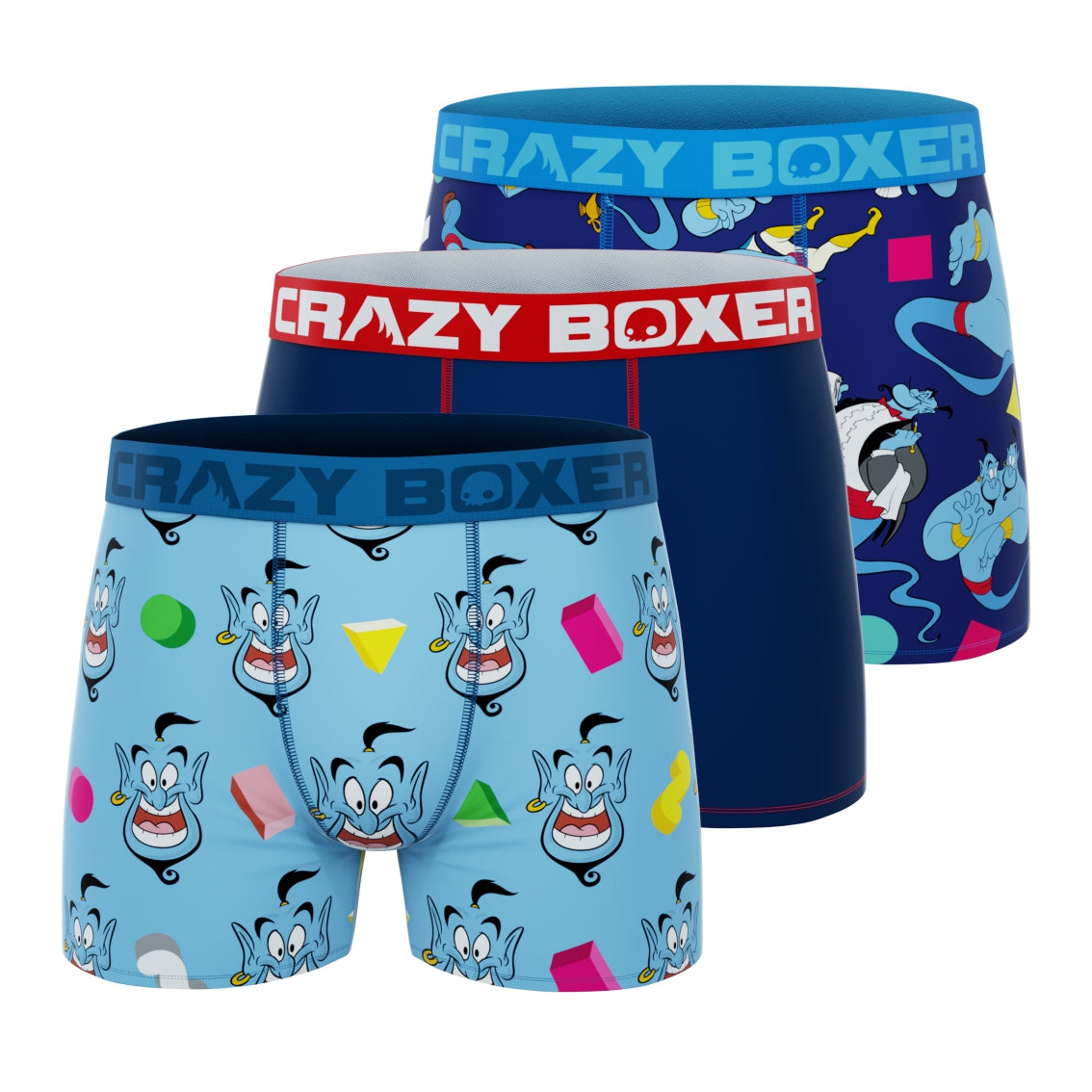 CRAZYBOXER Spongebob Fun Men's Boxer Briefs (3 pack)