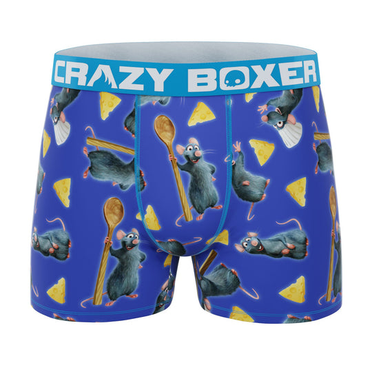 CRAZYBOXER Pixar Ratatouille All Over Men's Boxer Briefs