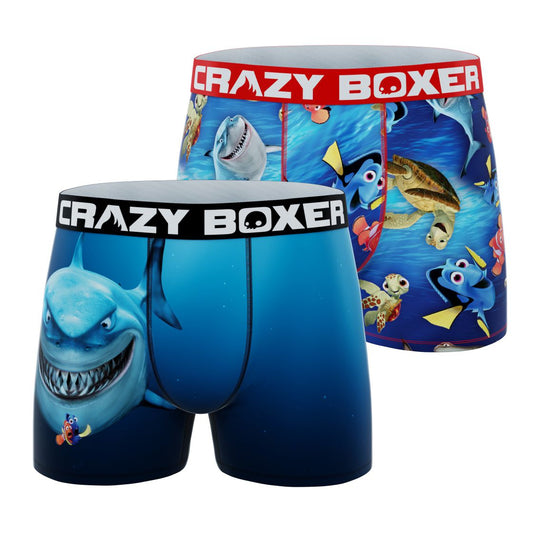 CRAZYBOXER Pixar Finding Nemo Men's Boxer Briefs (2 Pack)