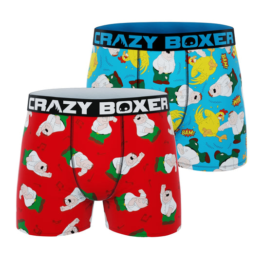 Men's 2-Pack Boxer Briefs - Family Guy - Peter Griffin vs. Chicken
