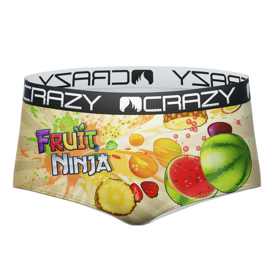 CRAZYBOXER Fruit Ninja Logo Women's Cheeky Brief