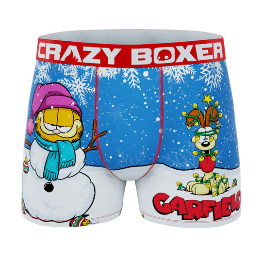 CRAZYBOXER Garfield Snowman Men's Boxer Briefs