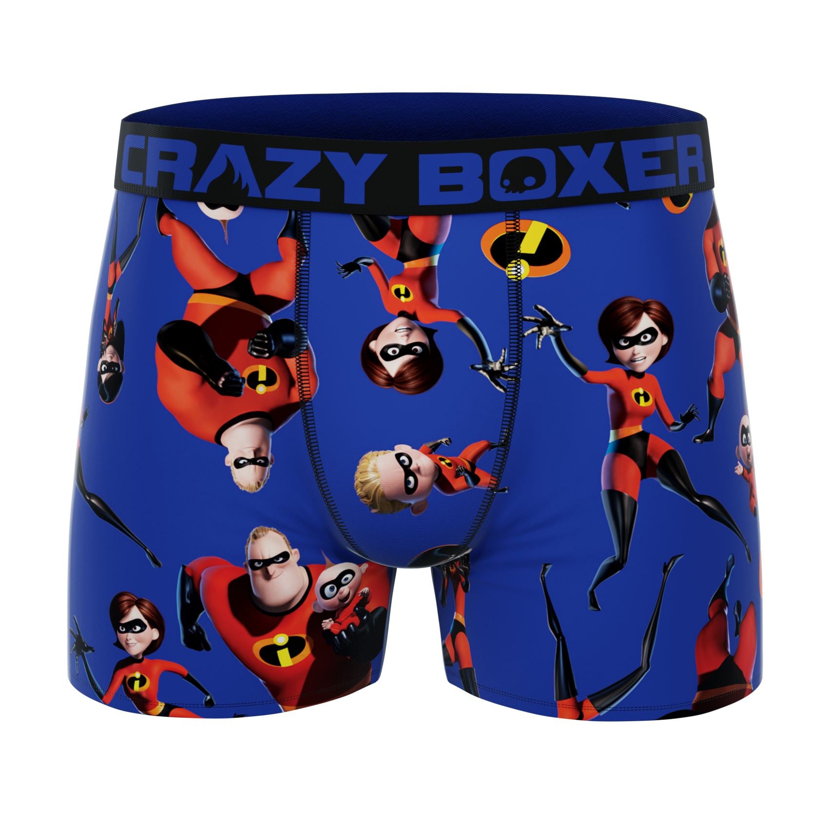CRAZYBOXER The Incredibles Frozone Men's Boxer Briefs (Pack 2)