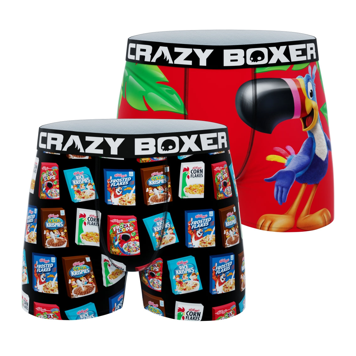 CRAZYBOXER Kellogg's Cereals Boy's Boxer Briefs 3 Pack