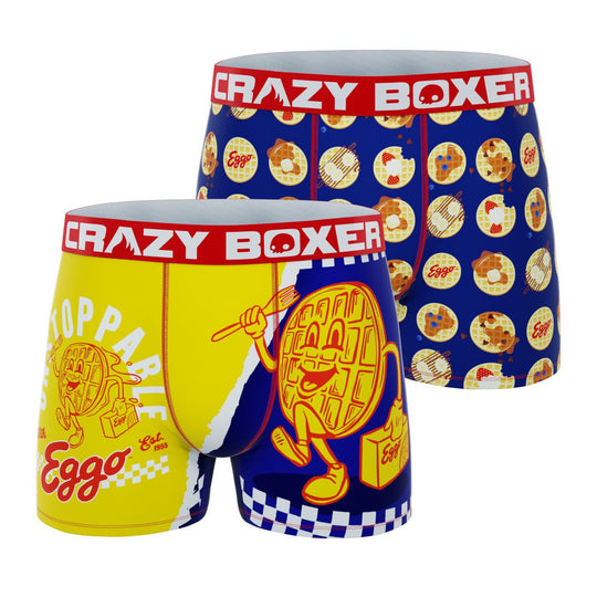 CRAZYBOXER Kellogg's Eggo Men's Boxer Briefs (2 Pack)