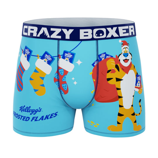 CRAZYBOXER Kellogg's Tony the Tiger Santa Men's Boxer Briefs