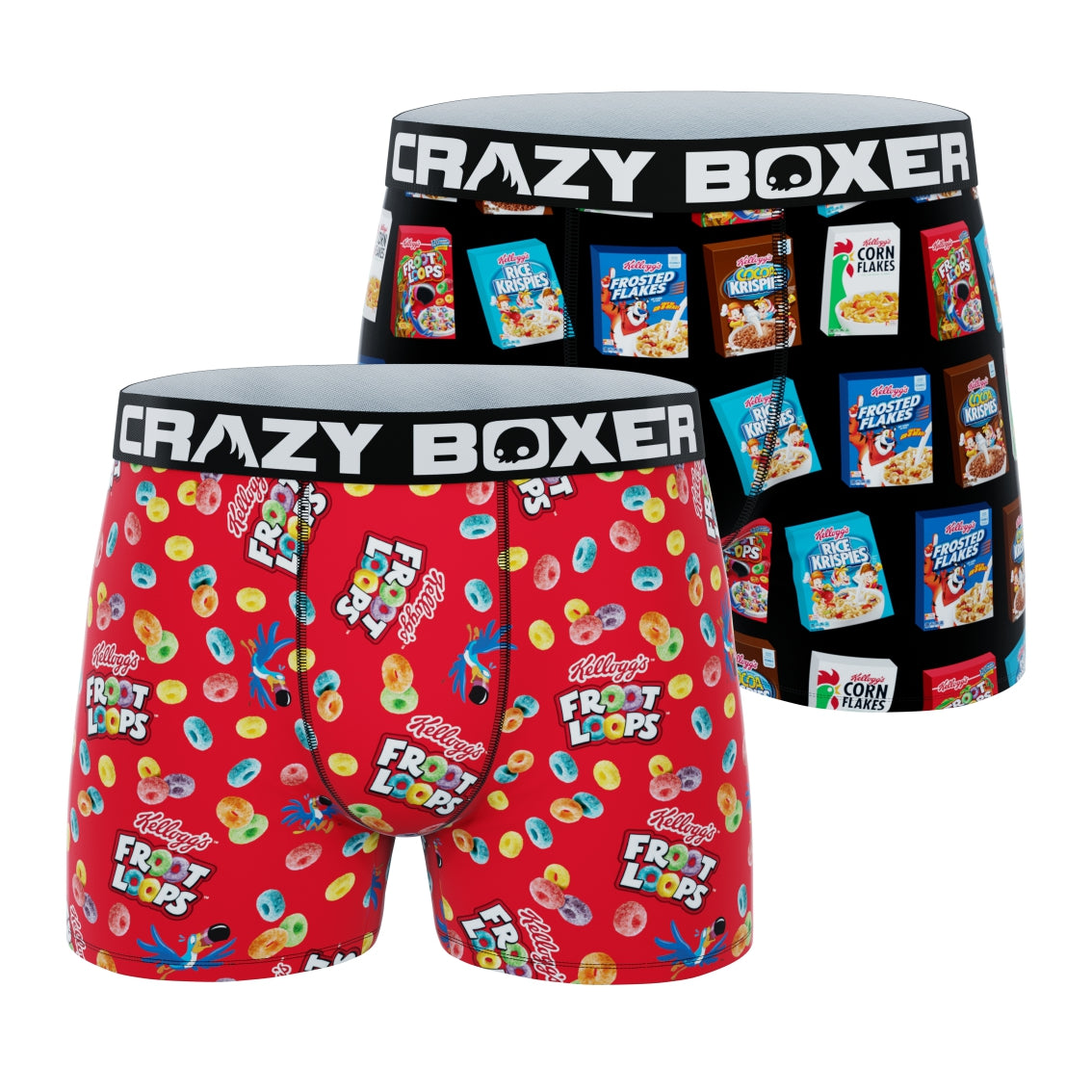 Crazy Boxers Kellogg's Eggos Boxer Briefs in Eggo Box : :  Clothing, Shoes & Accessories