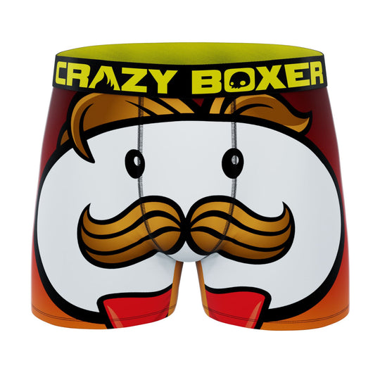 CRAZYBOXER Men's Pringles Guy Men's Boxer Briefs