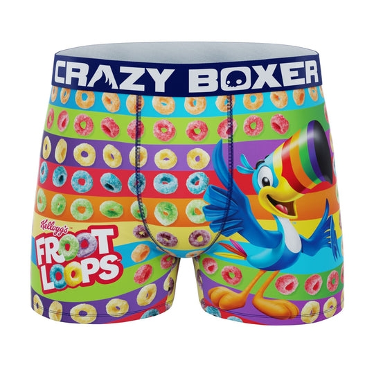 CRAZYBOXER Kellogg's Colorful Toucan Sam & Cereals Men's Boxer Briefs